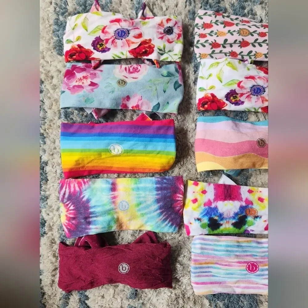 Baby Bling Headbands Colorful Colors || Set of 10 EUC